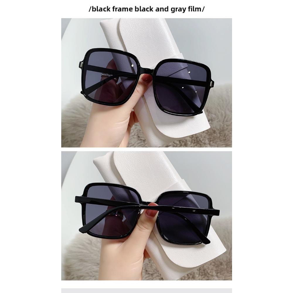 Rizs köröm szögletes napszemüveg női napszemüveg fokozatosan színt vált új szemüveg női trend UV védelem