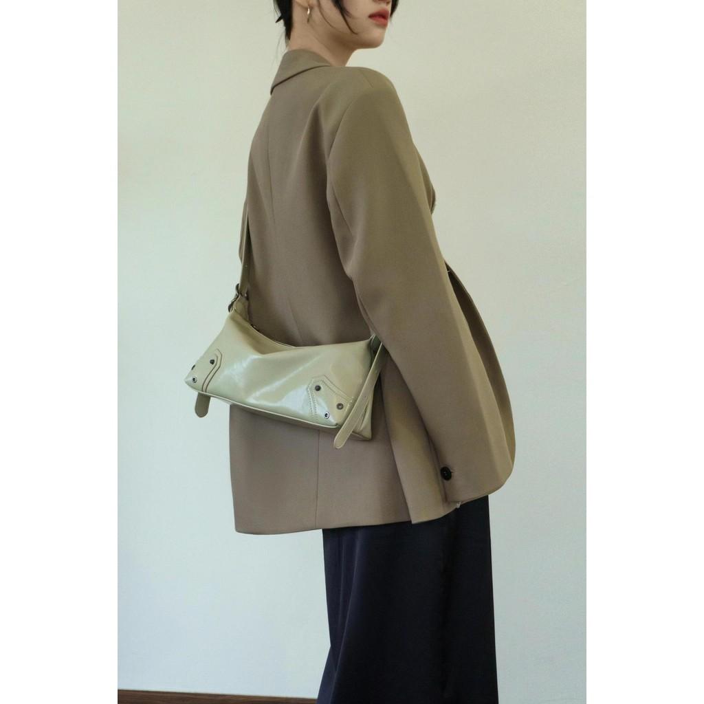 Ielgy Baguette Underarm Bag Fashion One-Shoulder Messenger Large-Capacity Bag