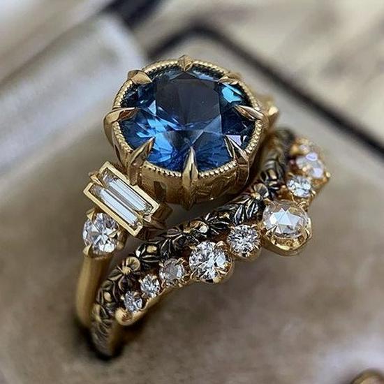 Three Heroes 2024 Trendy European & American Engagement Rings with Cubic Zirconia