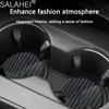 WAM3   2pcs High Quality Carbon Fibre Car Water Cup Pad Car Coaster Anti-Slip Drink Holder Mat For Mercedes Benz A B R G Class W204 W25