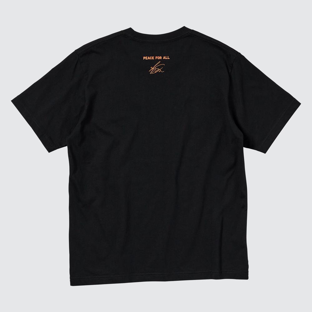 Футболка UNIQLO Shingo Kunieda UT с коротким рукавом и рисунком 09 BLACK/M — фото 6