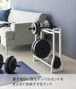 Yamazaki Jitsugyo (Yamazaki) Dumbbell Rack White W52 x D17 x H54.3cm Tower [Completed Product, No Assembly Required] Muscle Training Goods Storage