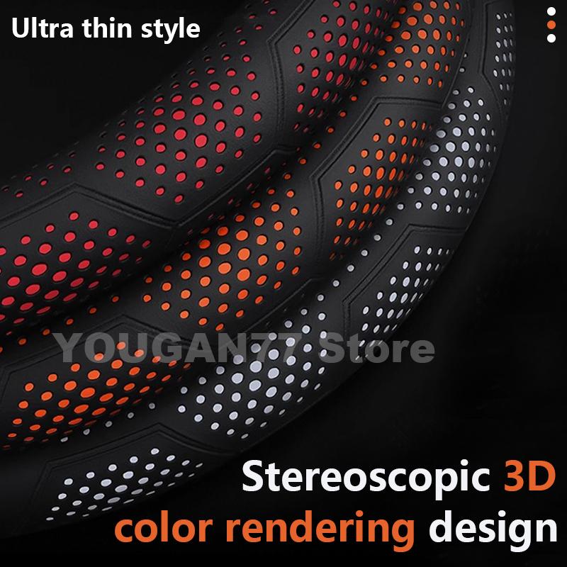 Leather Car Steering Wheel Cover For Ford Expedition 2025 2026 Covers For Covers Auto Interior Ford Expedition 2025 Accessories