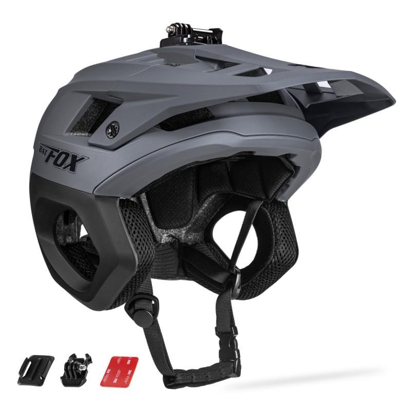 BATFOX Vollschutz Fahrradhelm Mountainbike Trailfahren Winter Sicherheitsausrüstung EPS PC Schale Unisex Erwachsene S M L