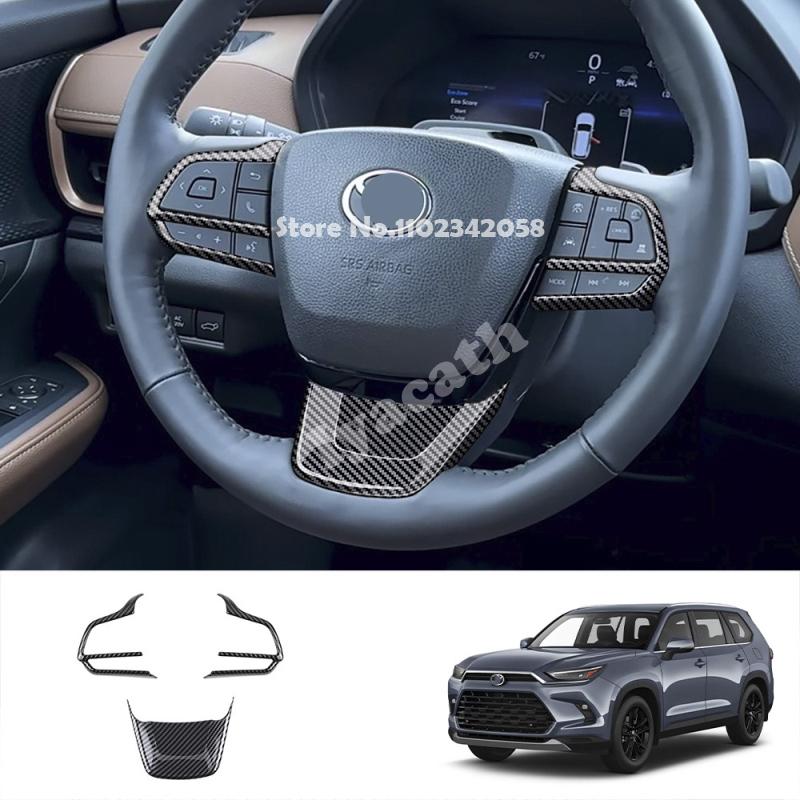 LHD For Toyota Grand Highlander 2024 2025 carbon window rise switch gear shift panle trument readlamp AC vent armest cover