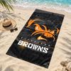Cleveland Browns Microfiber Beach Towel Quick Dry Sand Free Lightweight Beach Towels for Travel Swimming Camping