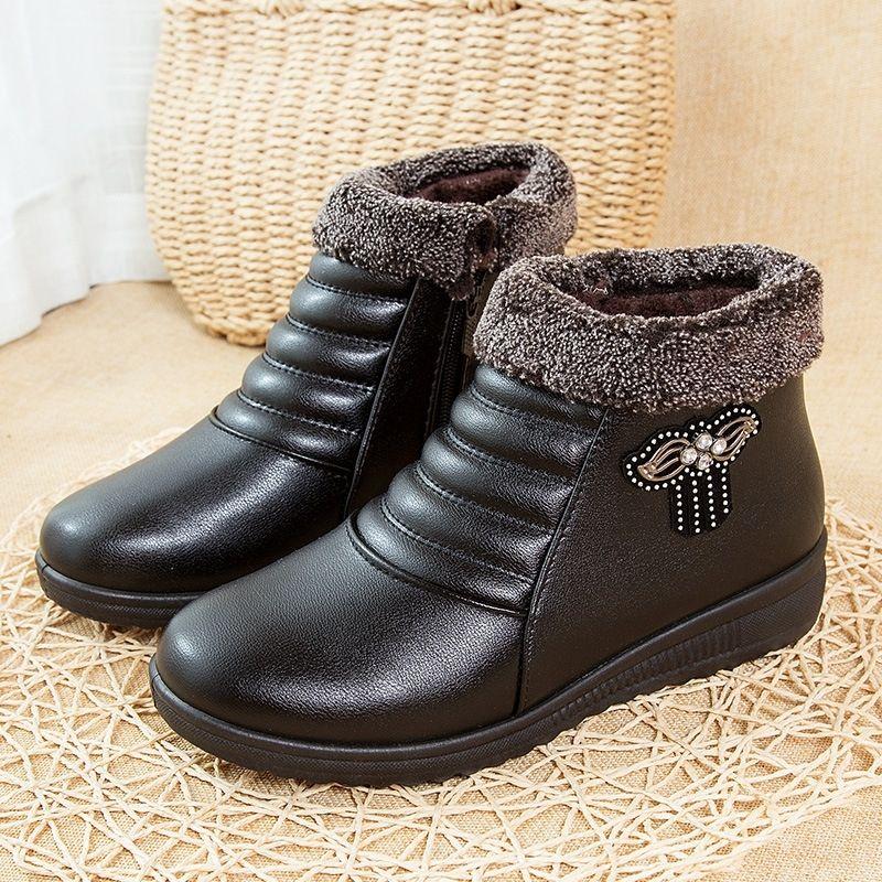 

New Fashionable Soft Sole Plush Insulated Snow Boots