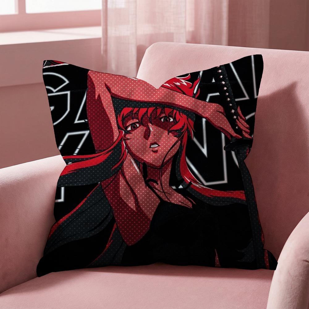 M-Mirai N-Nikki Cushion Cover Multi-Scene Pillow Cover for Home & Car - Reversible, Soft & Durable for Daily Use