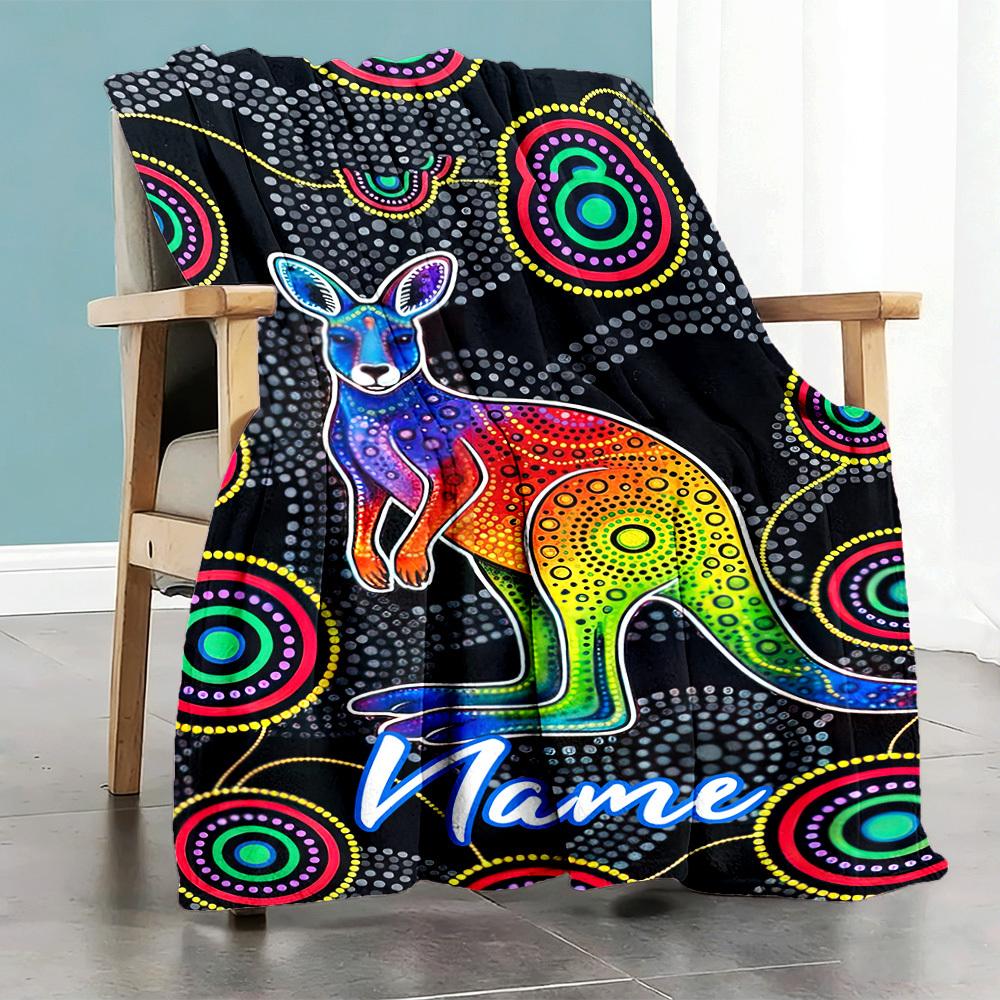 Football Player Home Customize Your Name Blankets Comfortable Soft Lightweight Allseason Multipurpose Blanket For Picnics Sofas Offices Beds Living