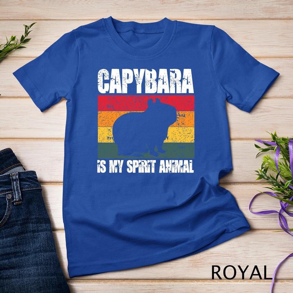 Capybara Is My Spirit Animal Shirt Capybara Pet Animal Gifts Unisex T-shirt 8 S