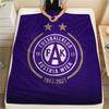 Coperta di Flanella Stampata FK Austria Vienna, Alta Qualità, Confortevole per Tutte le Stagioni, Arredamento per la Casa, Calore e Comfort