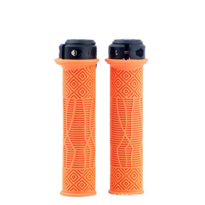 ODI Mountain Bike Handlebar Grips Lock-On Rubber Lightweight Anti-Slip Downhill Trail Cycling