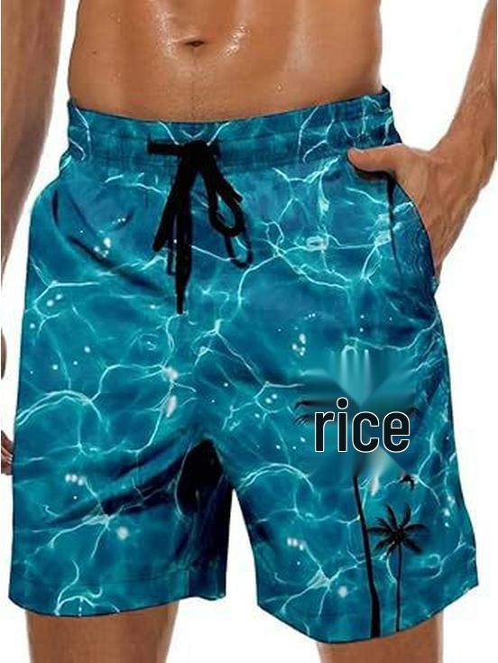 

Быстросохнущие легкие пляжные шорты из ледяного шелка - Дышащие, с защитой от солнца, водоотталкивающие для повседневной носки, фитнеса и рыбалки 2X Large озеро синий