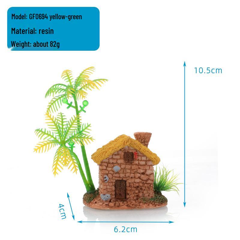 

Полимерный замок для украшения аквариума: Маленькое украшение в виде старинного замка для аквариумного ландшафта