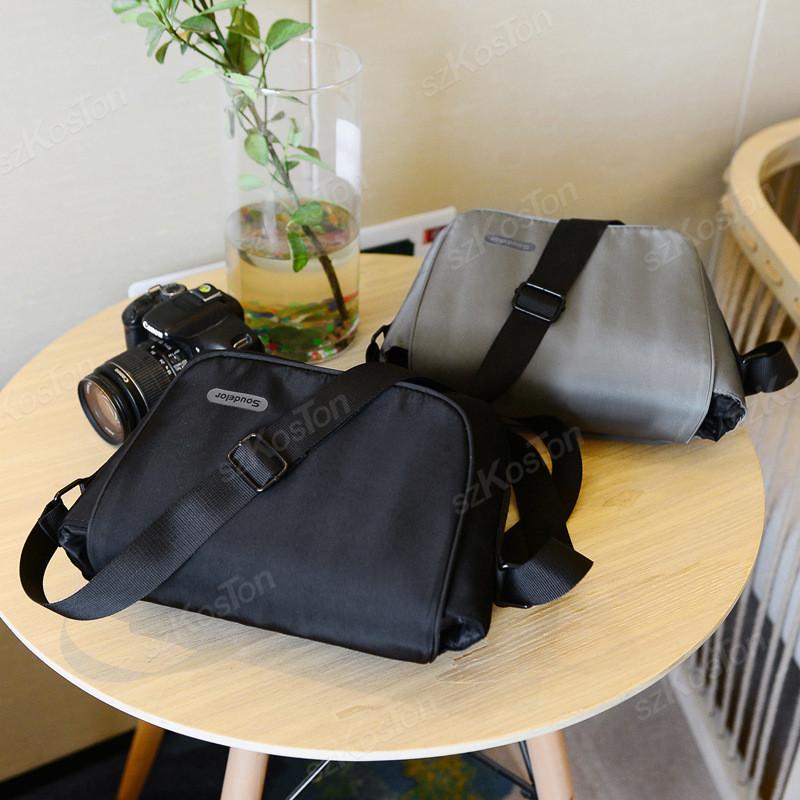 Messenger Bag Capacity Waterproof Bag Outdoor Travel Camera Bag with Removable Divider for DSLR Shoulder Storage Bag
