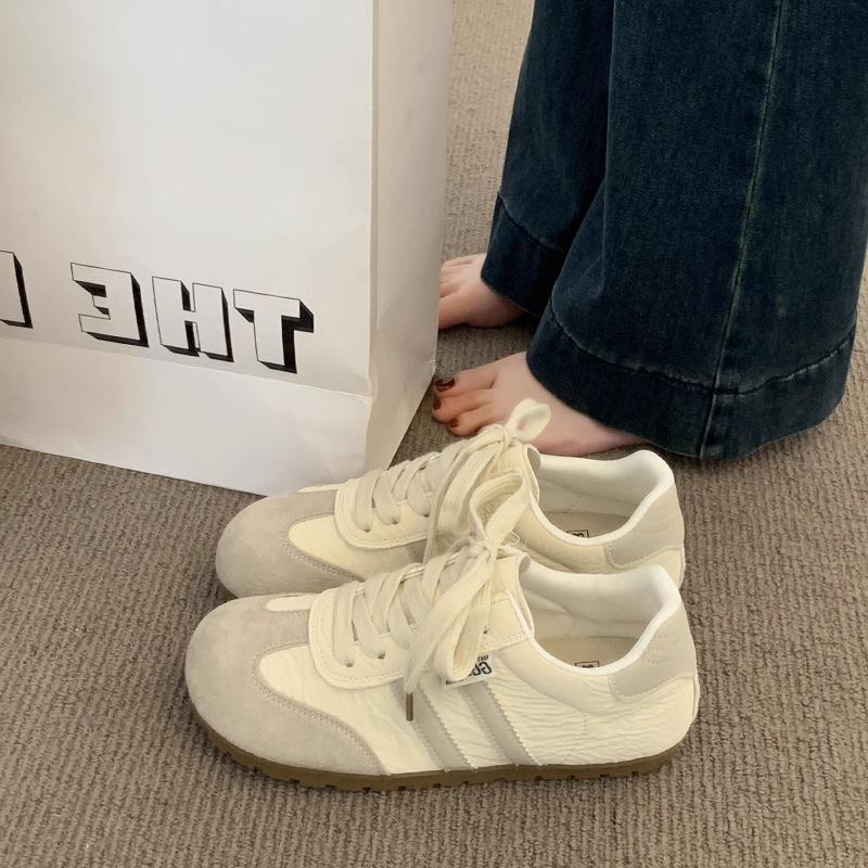 Yellow Women's Shoes, New Spring and Summer Flat-bottomed Versatile Little White Sports and Leisure Board Shoes