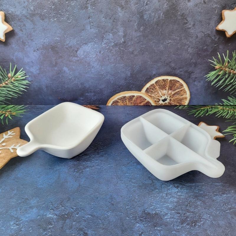 DIY Tray Mold In Flexible Silicone, 12.8 X 9.1 Cm Shovel Shape for Resin, Plaster, Soap Dish, Coaster and Small Storage Tray Projects