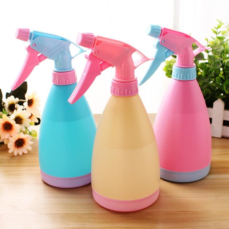 Candy Color Hand Pressure Plastic Watering Spray Kettle, Mini Sprinkler for Flower Plant Watering