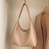 Soft pitot bag women 2025 retro simple fashion shoulder dumpling bag niche design large capacity