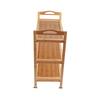 Multi Layer Shoe Rack Thicken Bamboo Large Capacity Durable Shoe Storage Rack for Bedroom Dormitory 3 Layers, 50cm