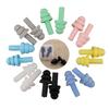 Soft Ear Plug Comfort Silicone Earplugs with Rope Ear Protection Sound Insulation Anti-Noise for Sleep  Swimming Waterproof