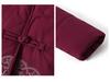 Red Mid-Length Winter Jacket for Middle-Aged and Elderly Women - Thick, Cotton-Padded, Suitable for Spring and Autumn