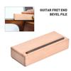 Guitar Fret Bevel File Chamfer File 45 Degrees Angle Luthier Instrument Repair Tool for Music Player
