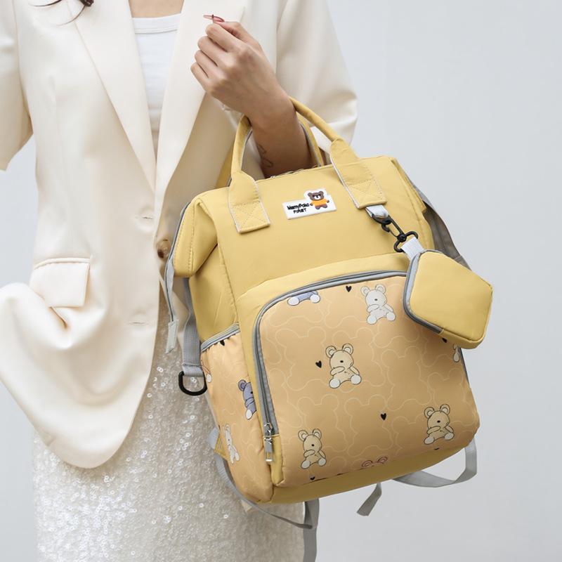 Large-capacity mommy bag, multi-functional baby bag, baby products storage, backpack, thermal insulation mother and baby bag