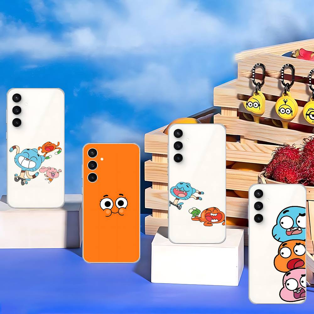 Süße H-Darwin Watterson-S Handyhülle Für Samsung Galaxy Transparente Hülle A52 A12 A51 S21 Edge S22ULTRA S23 S24 S20LITE Plus Ult