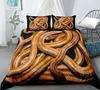 3D Printed Snake Style Comfortable Duvet Quilt Cover Pillowcase Bedding Set Children Bedroom Decoration Home Textile