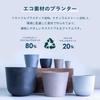 ECOPOTS Amsterdam AND PLANTS Pot (Taupe, Table-S (No. 3) Cover)