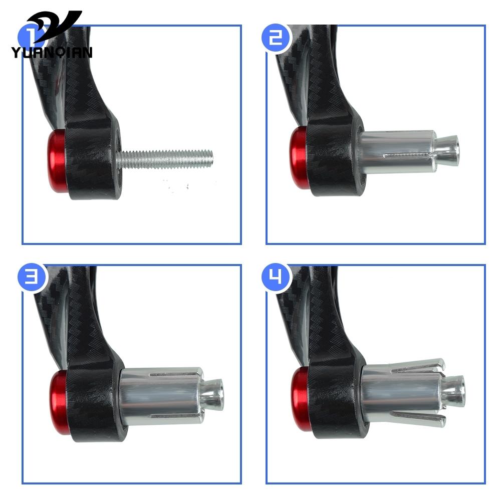 Universal 7/8" 22mm Motorcycle Handlebar Brake Clutch Levers Protector Guard For Honda CBR 125R 250 250R 400 300R 500R 600