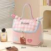 Cute Waterproof Large Capacity Makeup Bag Handheld Portable Toiletry Organizer for Cosmetics Miscellaneous Items Daily Use