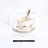 English Teapot Set European Vintage Flower Tea Cup Court Style Ceramics Coffee Cup Saucer Pot Home Exquisite Drinking Utensils