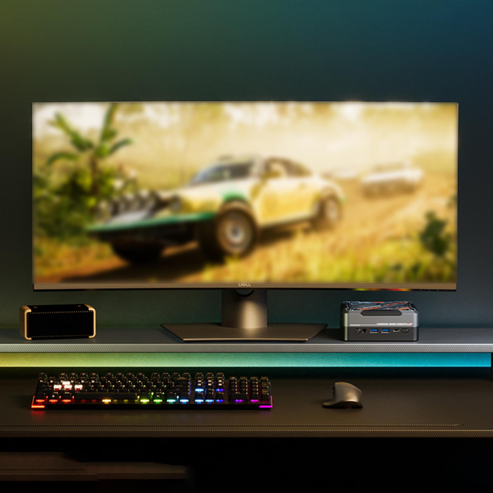 

Мини-ПК Windows 11PRO 32G DRR5 RAM 1T SSD Мини-настольный компьютер Процессор AMD Ryzen7 5700U 8 ядер