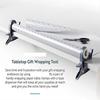 2pcs Wrapping Paper Clamps Wrapping Paper Holder Clips and Tape Dispensers(Grey)