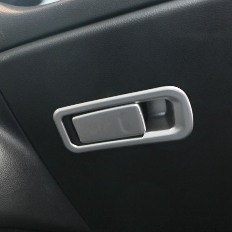 2Pcs/Set Car Copilot Glove Box Door Bowl Handle Cover Trim  for Jeep Renegade 2014 -  Compass 2016- LHD