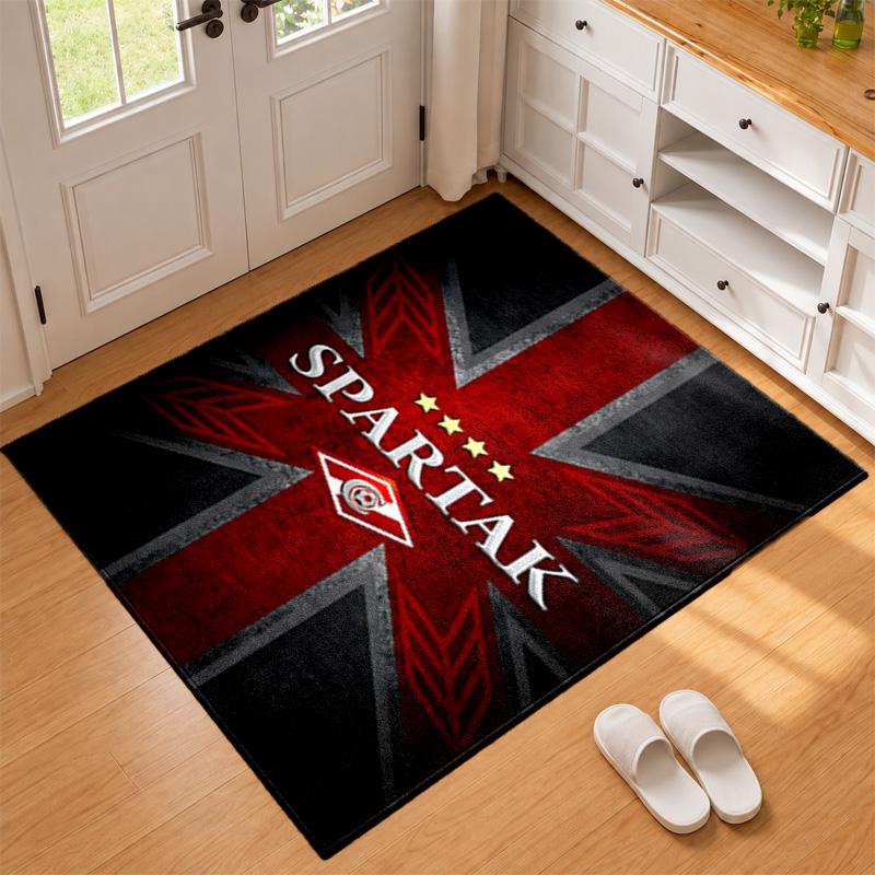 FC Spartak Moscow Carpet Door Mat for Living Room or Bedroom Protective Mat Under Chair Office Decoration Christmas Gift Birthday Present