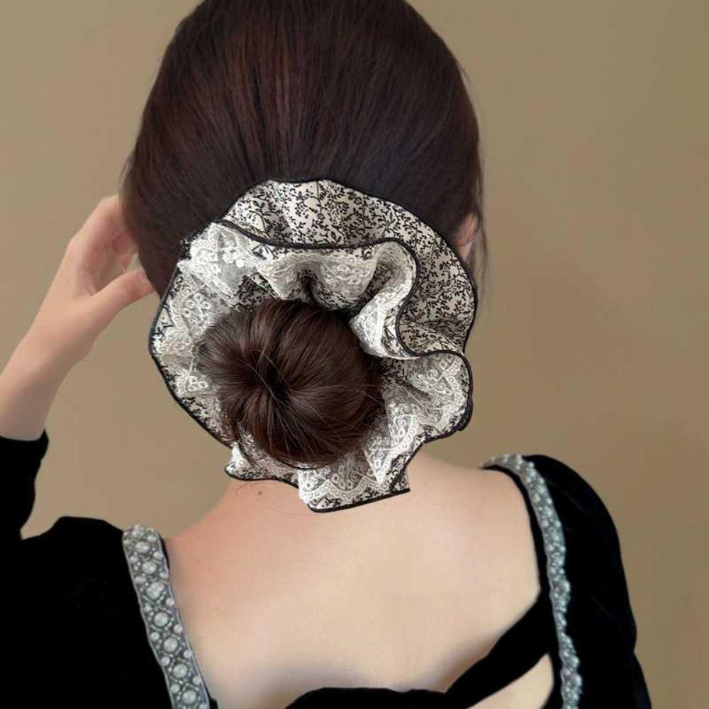 Large Size Women Hair Scrunchies French Style Oversized Hair Ropes  Hair Accessory
