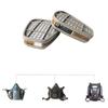 1 Pair 6001 Gas Cover Filter Cartridge Reusable Chemical Gas Filter Cartridges for 6800 7502 6200