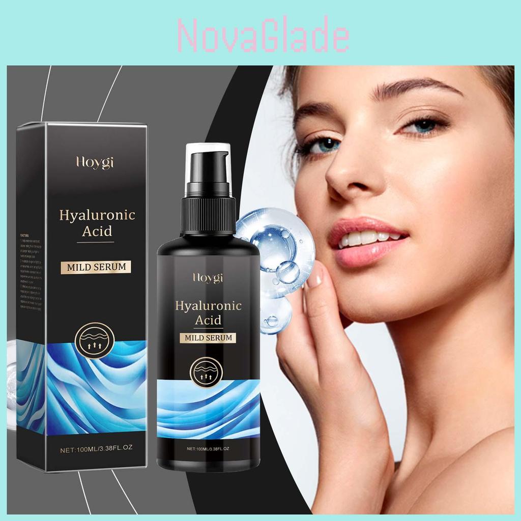 Hoygi Transparent Hyaluronic Acid Facial Essence Hydrating Soothing Skin Brightening Moisturizing And Tightening Serum