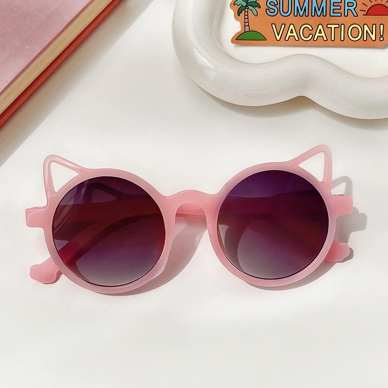 Children Cute Animal Cartoon Vintage Rimless Polarized Sunglasses Boy Girl Outdoor Sun Protection Glasses Kids UV400 Sunglasses