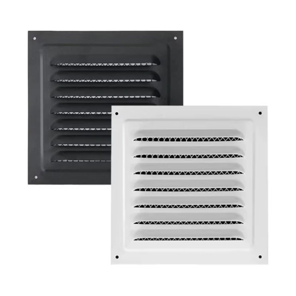 Copertura di Ventilazione in Metallo Griglia di Ventilazione a Lamelle Quadrate per Parete Esterna