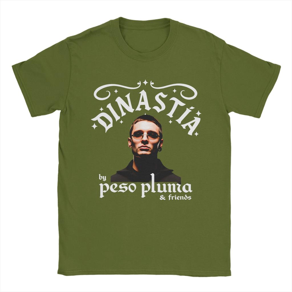 Peso Pluma Dinastía Tour 2026 T Shirt Summer  100 Cotton T Shirts For Mens  Pattern Tee Shirt Short Sleeve Vintage Clothes