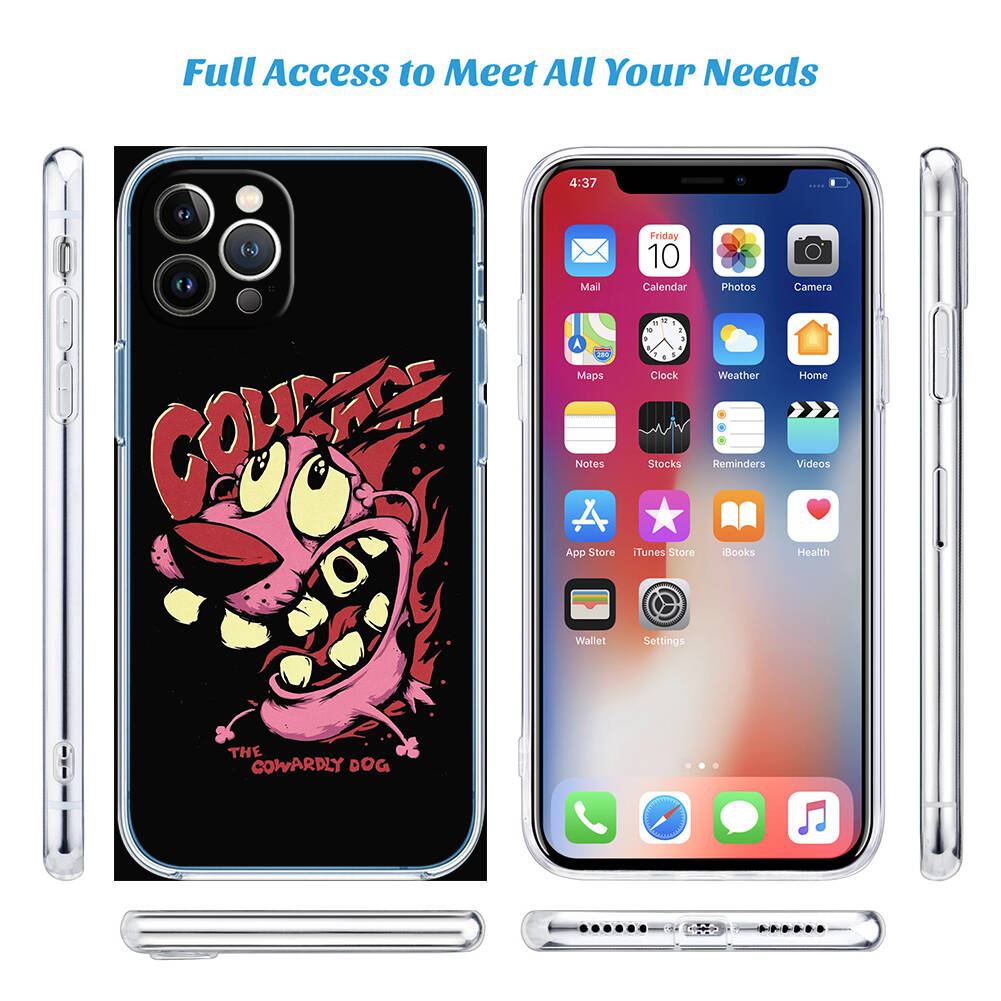 C-Courage C-Cowardly D-Dog Case for Motorola G10 G20 G04 E30 E40 E22 E20 E13 E15 G22 G23 G05 G75 G35 G55 E22S E7 G6 G7 G8 G9 Plus Power Play