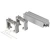 TAKARA TOMY Plarail Elevated Straight Track (2 Pieces - with 2 Gray Block Bridge Piers) R-26