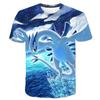 Kids 3D T-shirt Pocket Monster Cartoon Short Sleeve Tops Summer Casual Wear