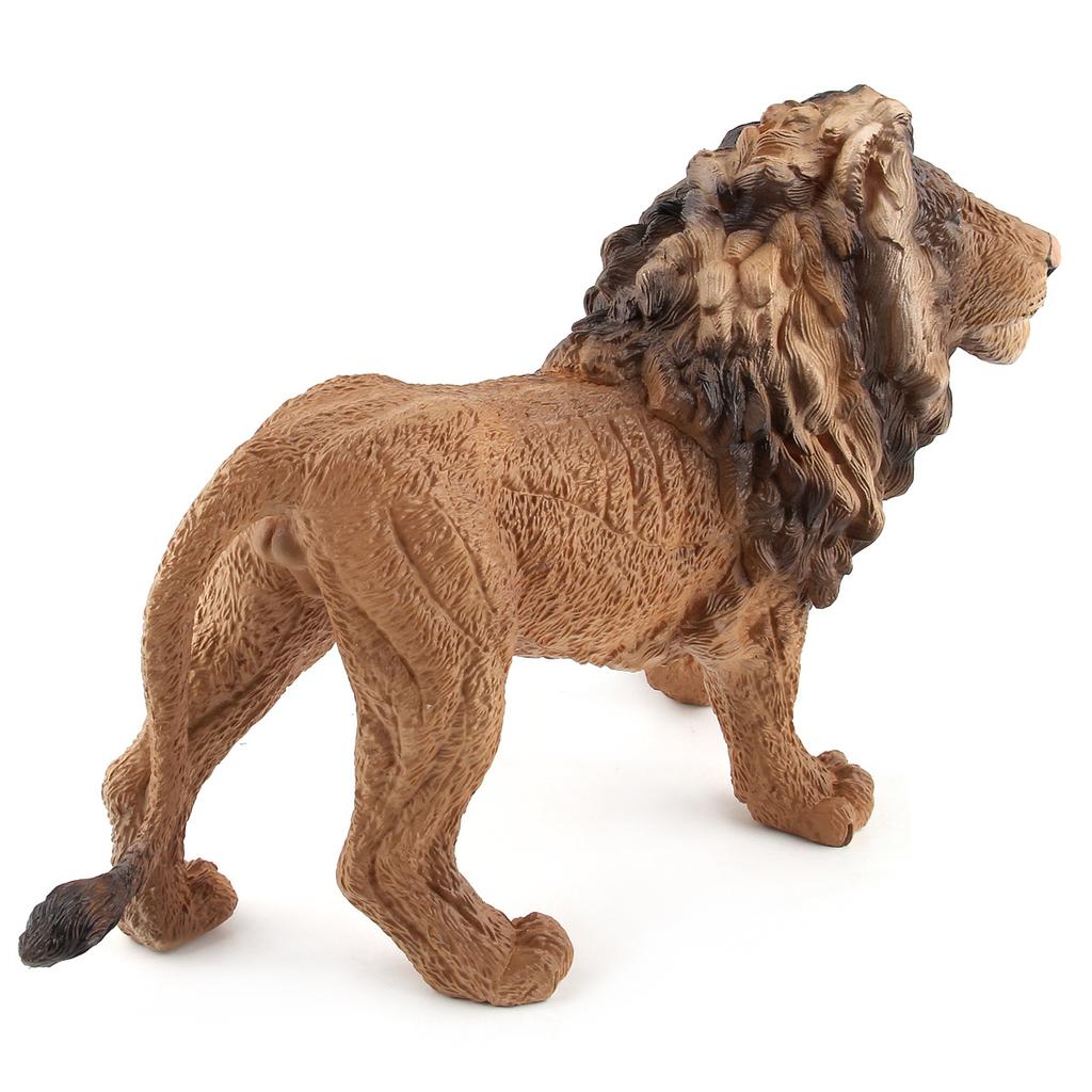 English Animal World Wild Forest Animal Cognition Figure Hollow Model Simulation Lion Ornament Toy