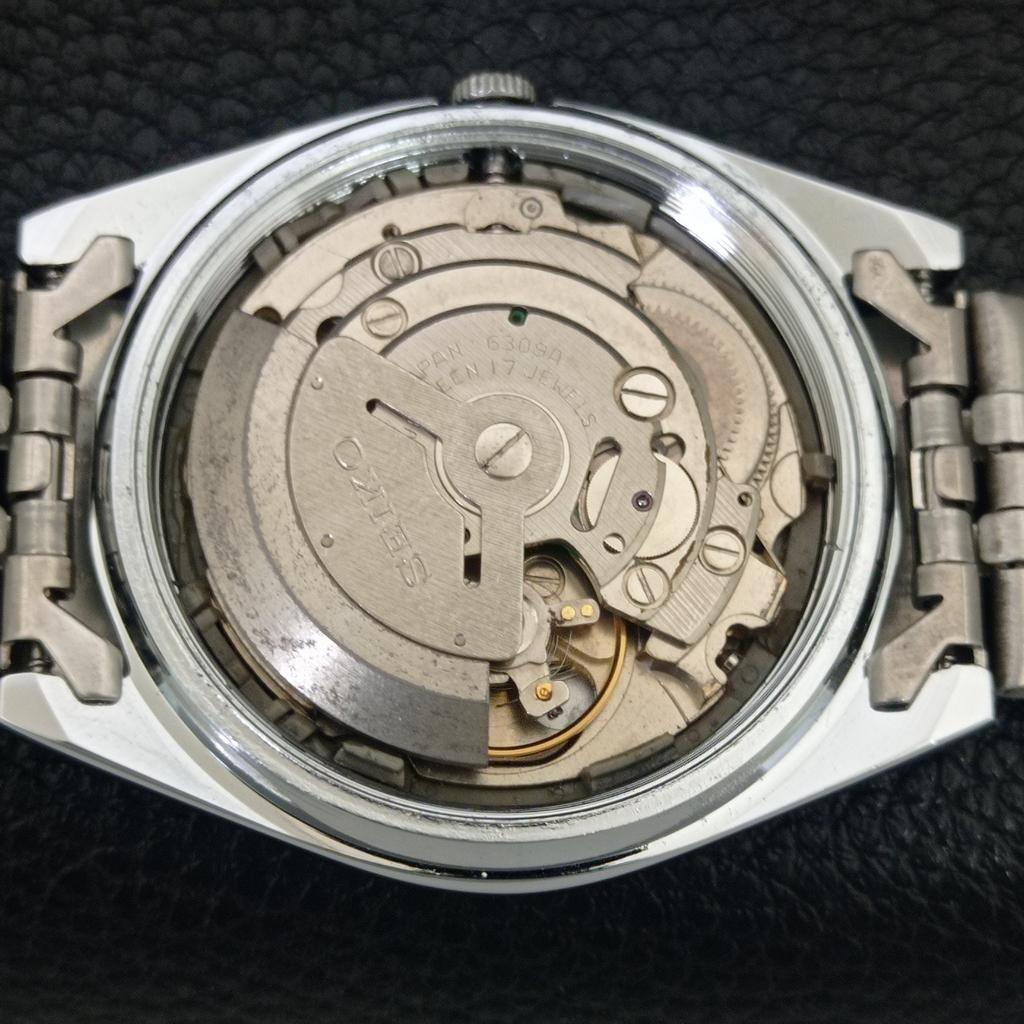 REFURBISHED SEIKO 5 AUTOMATIC 6309A JAPAN MENS VINTAGE GOLDEN WATCH a442141-4