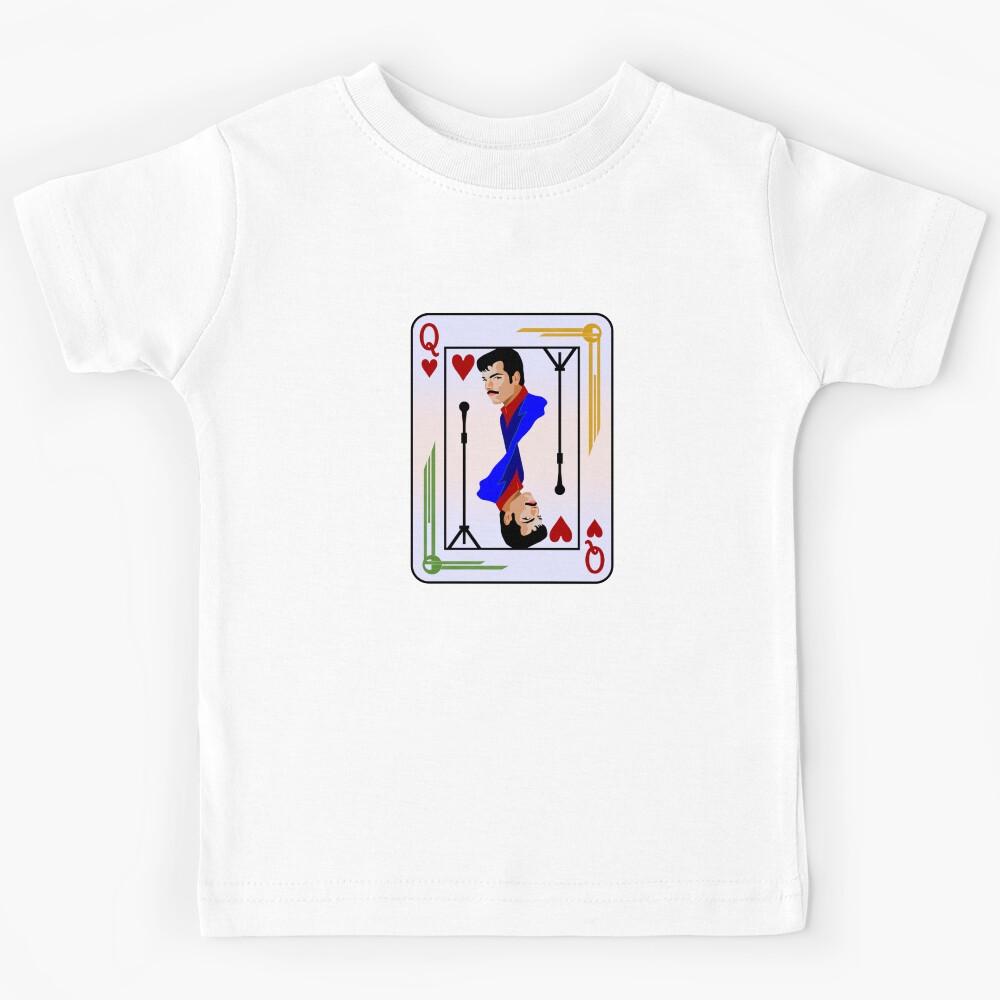 Playing Card Queen of Hearts Kids T-Shirt 130